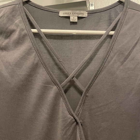 Grey Crossover Tee - Picture 2 of 2